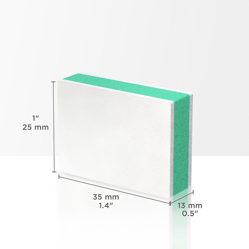 Mini lucidatrice rettangolare a doppia faccia 400/3000 Staleks Expert, 50 pezzi