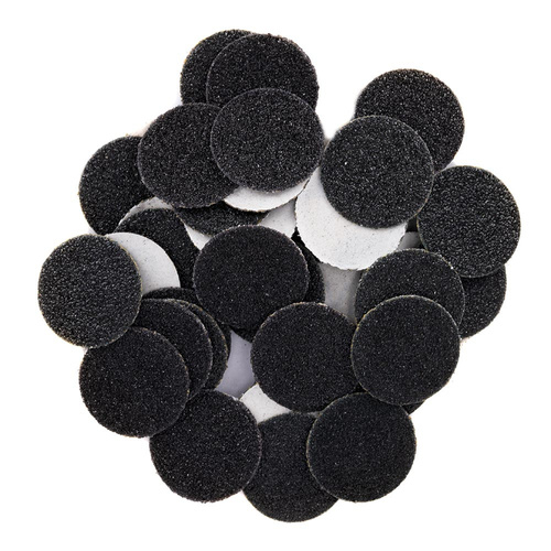 Discos abrasivos de recambio de grano 80 para PodoDisk, tamaño M, 20 mm, 50 unidades