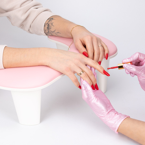 MollyNails Pink Manicure Rest with Legs