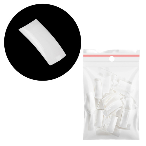 Tips blancs, pochette courte, complément de tailles n° 2. 60 pièces.
