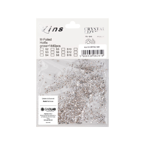 Cristales para uñas SS5 Crystal, aprox. 1440 unidades por paquete.