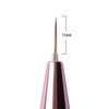 Automatischer Liner-Pinsel „Long Pro Art“ in Roségold von Molly Nails, 11 mm