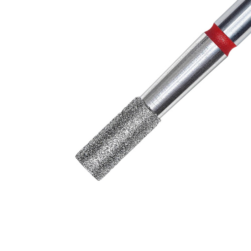 Fresa diamantata cilindrica rossa Staleks Expert 2,5/6 mm