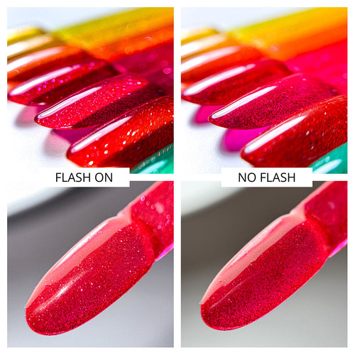 Vernis hybride Molly Nails Flashing Lights Neon Hippie Bling sans HEMA/Di-HEMA, 8 g, n° 644
