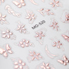 5D наклейки на нігті — самоклейні квіти MO-520 MollyNails