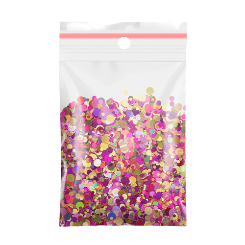 Kolorowa ozdoba do paznokci Pop-Up! Piegi Confetti Dropsy Kropki Kółeczka Princess Nails Nr 12 20g