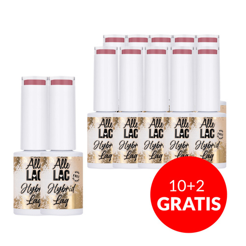 10+1 GRATIS Smalto ibrido AlleLac Business Woman HEMA/Di-HEMA Free 5 g n. 197
