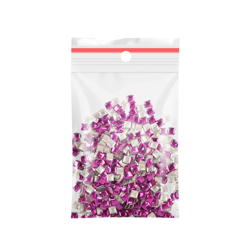 ShinePins gładkie ćwieki błyskotki ozdoby do paznokci kwadratowe large NTN Premium Nr 9 5g