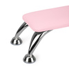 Soporte para manicura con patas plateadas AlleLac, color rosa