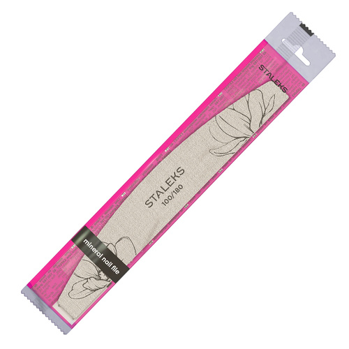 Pilnik mineralny do paznokci łódka półksiężyc 100/180 Staleks Expert 40