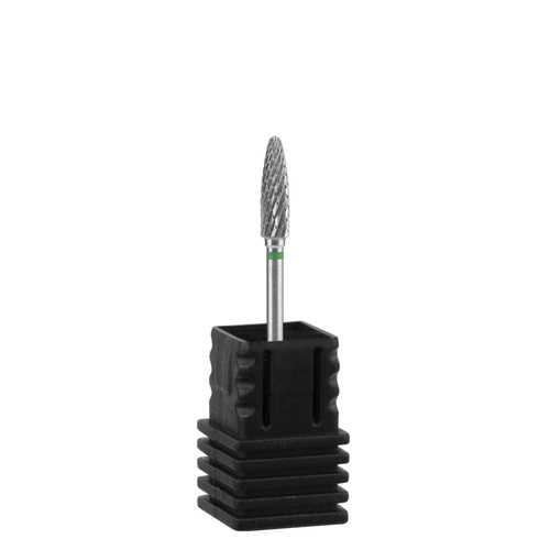 Frez z węglika spiekanego stożek okrągły zielony Staleks Pro Expert 4/14mm