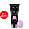 11+1 gratis Acrylgel Polygel Aufbau-Gel für Nagelverlängerungen AcrylGel Molly Nails HEMA/Di-HEMA-frei Wild Orchid 30 ml