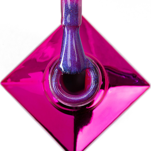 5+1gratis Lakier hybrydowy Molly Nails Bling it on! Purple Chic 8g Nr 504