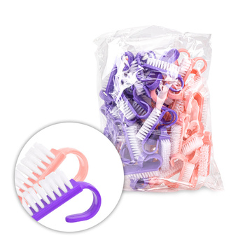 Szczoteczka do manicure i pyłu mała mix kolorów 50szt