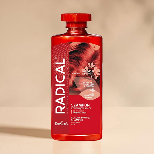 Shampoo protettivo del colore per capelli tinti e con mèches Farmona Radical 400 ml