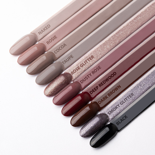 10 + 1 gratis LED/UV-Hybridlack Gel Polish Browns B7 Redwood AlleLac HEMA/Di-HEMA-frei 6 g