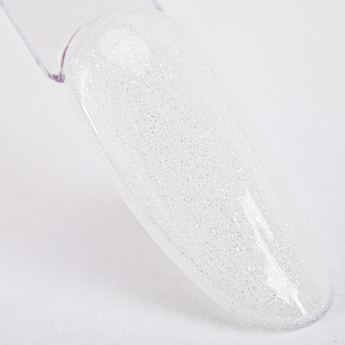 Gel en flacon avec microfibres Fiber Overlay Gel Milky Glitter NTN Premium 7 g