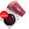 10+2 free Shine on you Fuchsia Shine MollyLac HEMA/Di-HEMA Free nail gel 50g