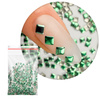 ShinePins: borchie lisce, decorazioni luccicanti per unghie, quadrate, grandi, NTN Premium n. 10, 5 g
