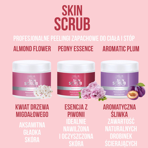 Scrub corpo e piedi Farmona Skin Scrub Aromatic Plum 500 g