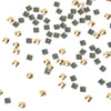 ShinePins: tachuelas lisas, adornos brillantes para uñas, cuadradas, mini, NTN Premium n.º 8, 5 g