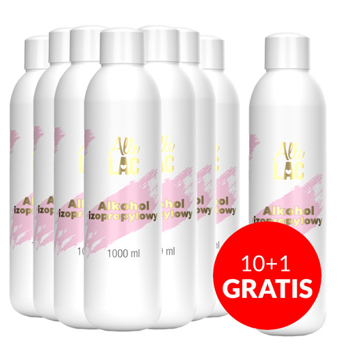 10 + 1 gratis: Alcohol isopropílico AlleLac, 1000 ml