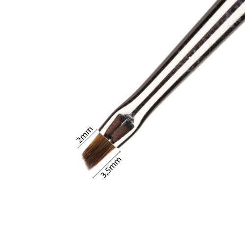 Brush for decorating with acrylic paints, gel paint, One Stroke gel, bristle length 2/3.5 mm, 4U Monika Mielniczuk