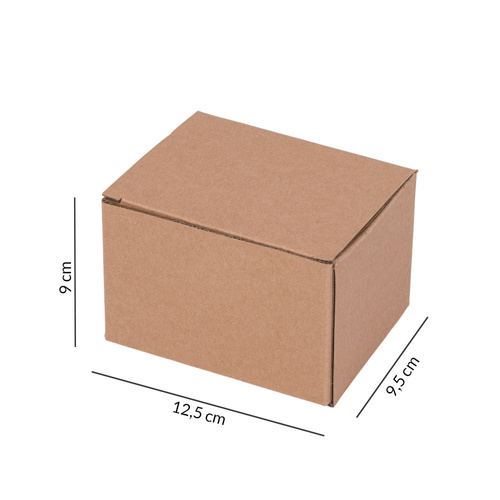 Формований захисний картонний короб для косметики з решіткою на 12 пляшок, коричневий