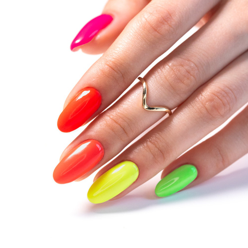 10+1 GRATIS Esmalte híbrido AlleLac Fanaberia Collection Neon, 5 g, n.º 24