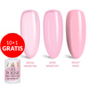 10+1gratis Lakier hybrydowy LED/UV Gel Polish Nudes N7 Soft French AlleLac HEMA/Di-HEMA Free 6g