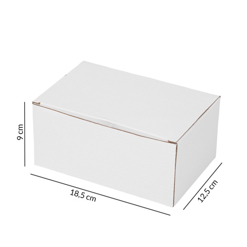 Boîte en carton moulée de protection pour cosmétiques, avec grille pouvant contenir 24 flacons, blanche