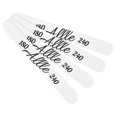 Nagelfeile Sicherheitspaket Allle einfach weißes Mittel 180/240 CU-12 Hohe Qualität