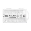 Tipsy do szybkiego przedłużania paznokci Nail Tips NTN Premium migdał krótki 100 szt