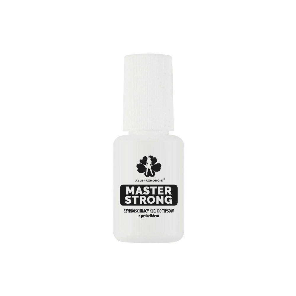 Szybkoschnący klej do tipsów z pędzelkiem Master Strong Nail Glue 10 g