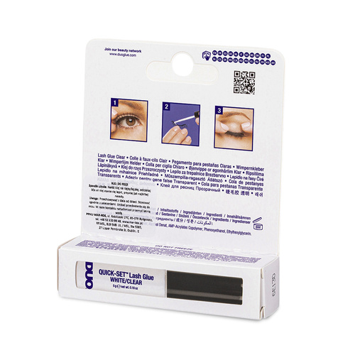 Colla per ciglia Ardell Duo quick-set bianca/trasparente 5 g