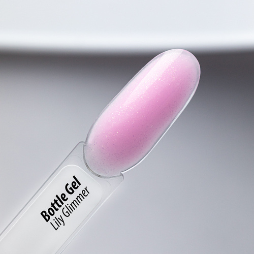 Gel per unghie in flacone con pennellino Bottle Gel Glitter AlleLac Lily Glimmer 15 g