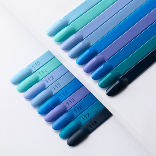 Lakier hybrydowy Molly Nails Blue Sky Sky Blue HEMA/Di-HEMA Free 8g Nr 114