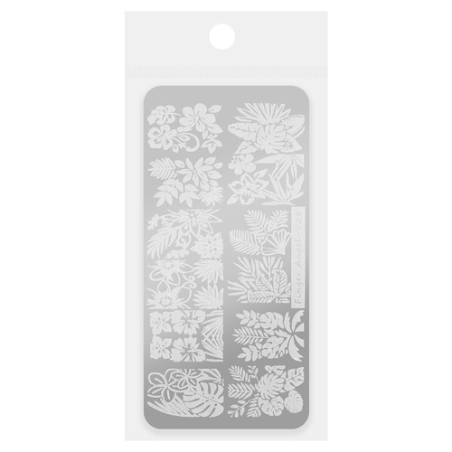 Blaszka do stempli ze wzorkami Finger Angel V28