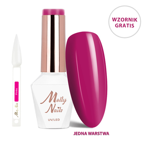 Гібридний лак LED/UV Gel Polish La Vie en Rouge № 326, фільтри Pink MollyNails, без HEMA/Di-HEMA, 8 г + каталог рожевих відтінків БЕЗКОШТОВНО