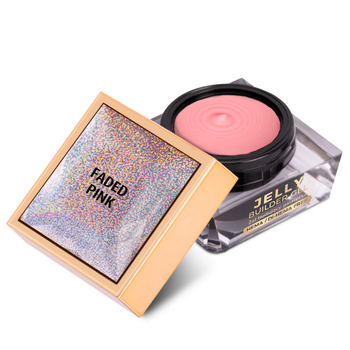 Budujący gęsty żel twardy galaretka Jelly Builder Gel MollyNails Faded Pink HEMA/Di-HEMA Free 50g