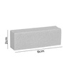 Mini-polisseuse double face Buffer 100/180, grise, lot de 15 pièces