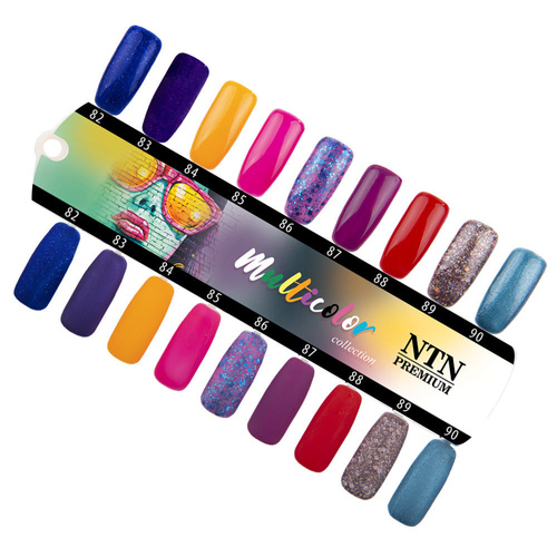 Lakier hybrydowy NTN Premium Multicolor Collection HEMA/Di-HEMA Free 5g Nr 85