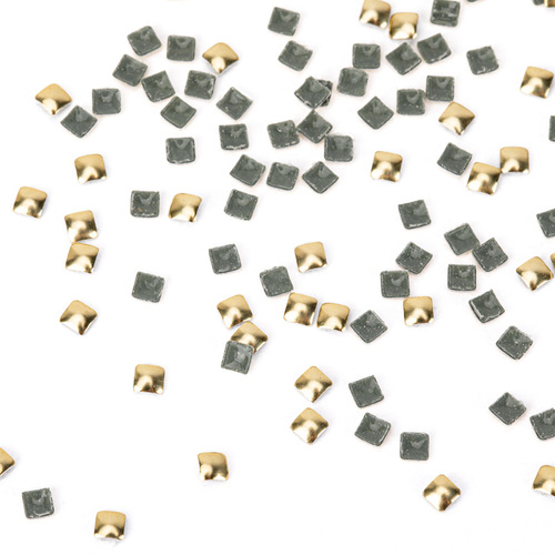 ShinePins: tachuelas lisas, adornos brillantes para uñas, cuadradas, mini, NTN Premium n.º 8, 5 g