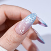 10+1 gratis Creative Flow Color Gel  - Gel creativo per nail art per effetti sfumati e motivi delicati Molly Nails White senza HEMA/Di-HEMA 5 g