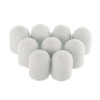 Kapturki do pedicure 7 mm gradacja 60 10 szt Fabric Podo AlleMed Biały White