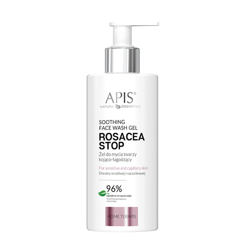 Gel nettoyant apaisant et calmant pour le visage ROSACEA-STOP Home Terapis Apis 300 ml