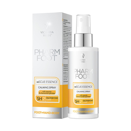 Spray apaisant à l'extrait de miel de manuka et à l'hydrolat de camomille Victoria Vynn Pharm Foot reSCUE ESSENCE 150 ml