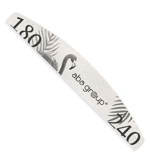 Nail file Safe Standard Package half moon boat 180/240 Aba Group
