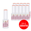10+1gratis Lakier hybrydowy LED/UV Gel Polish Oranges OR1 Pastel AlleLac HEMA/Di-HEMA Free 6g