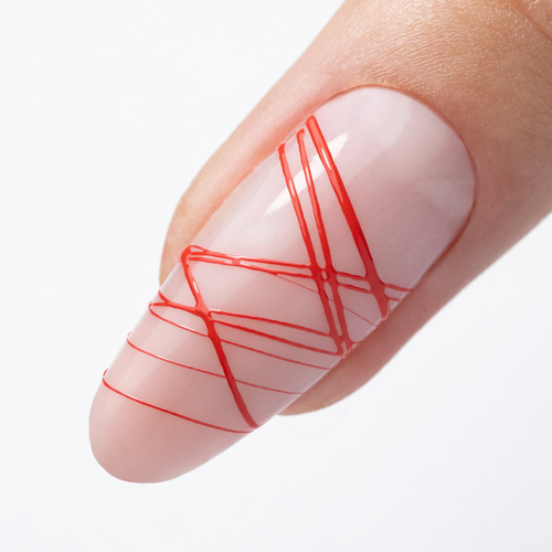 Spider Gel nail art gel, red, 3 ml